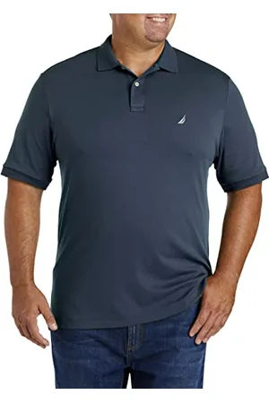 Nautica Herren Classic Fit Short Sleeve Solid Soft Cotton Polo Shirt Poloshirt, , 3X-Groß