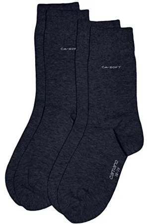 Camano Unisex 3642 Socken, 100 DEN, Blau (Jeans 6), (Herstellergröße: 39/42) (2er Pack)
