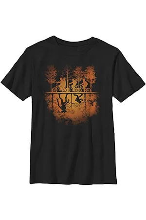 Stranger Things Unisex Kinder Upside Down Pumpkin Short Sleeve T-shirt, , Einheitsgröße