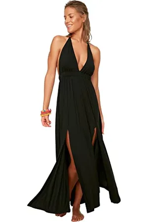 Trendyol Damen Beaded Detailed Knitted Beach Dress, , S EU