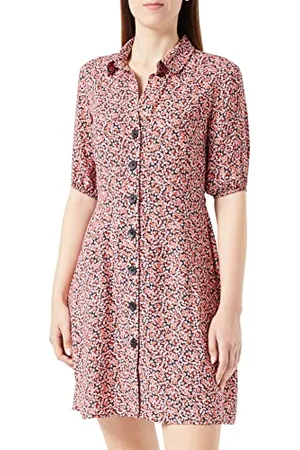 Mavi Damen Short Sleeve Dress Kleid, , S
