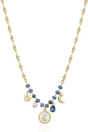 Brosway Halskette Frau mit Symbol Mond aus Edelstahl | Kollektion CHAKRA - BHKN086