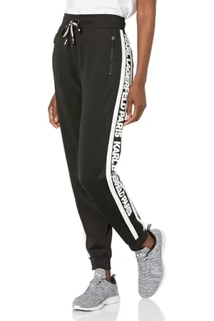 Karl Lagerfeld Damen Block Letter Logo Jogger Trainingsanzug, , S