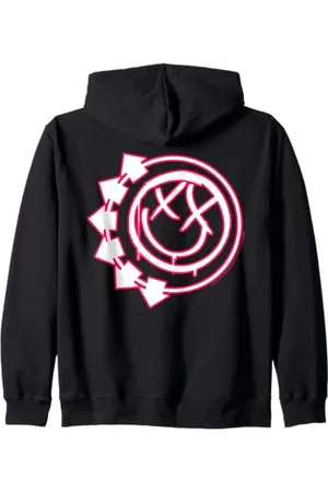 Blink Blink 182 Six Arrow Smile Rock Punk Band Musik Logo Kapuzenjacke
