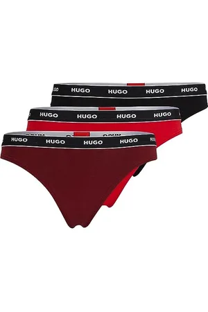 HUGO BOSS Damen Triplet Thong Stripe, , XL EU