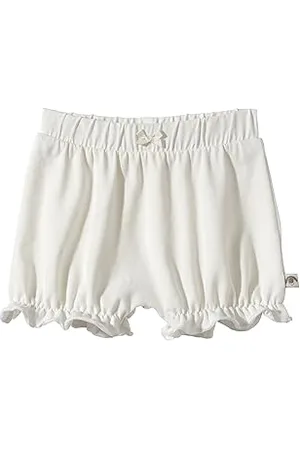 Sterntaler Shorts Sommer Jersey Girl uni Hase Happy für Mädchen - Baby Hose mit Zierschleife am Bund - kurze Hose aus Baumwolljersey mit angenehmem Tragegefühl - , 74