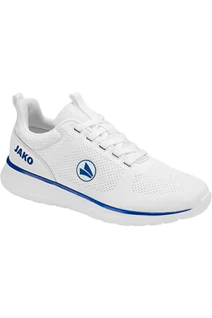Jako Unisex Team Mesh Sneaker, Weiß/Royal, 38 EU