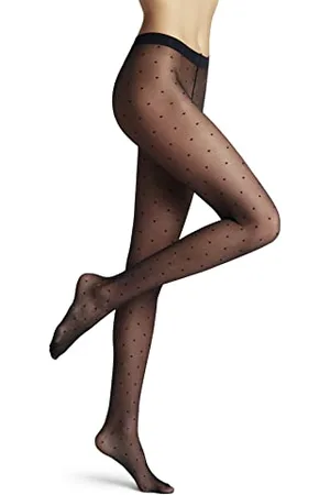 Falke Damen Strumpfhose Dot 15 DEN W Ti transparent gemustert 1 Stück, , XL