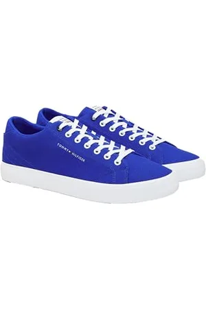 Tommy Hilfiger Herren Vulcanized Sneaker Core Low Canvas Schuhe, Blau (Ultra Blue), 44