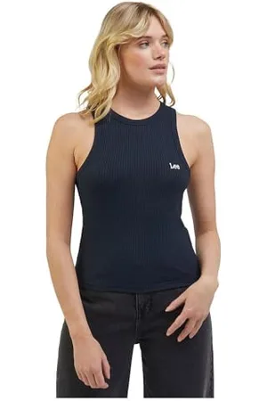 Lee Damen Ribbed Tank T-Shirt, , L EU