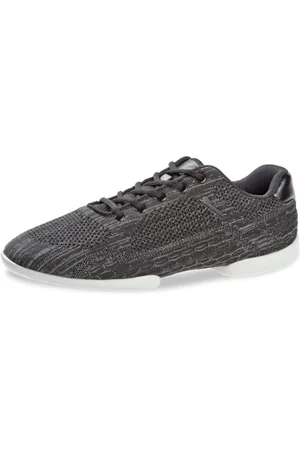 Diamant Unisex Split-Sole Dance Sneakers Tune Grau - hochwertiges Mesh-Material - Geteilte Sohle mit Spin-Points (Schwarz/Grau meliert, EU Schuhgrößensystem, Erwachsene, Herren, Numerisch, M, 47.5)