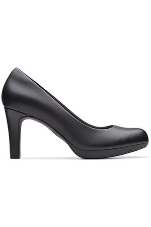 Clarks Damen Adriel Viola Pumps, (Black Leather), 35.5 EU