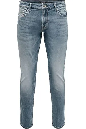 Only & Sons Herren Jeans ONSLOOM Slim 4604 - Slim Fit - Blau - , Größe:32W / 30L, Farbvariante: 22024064