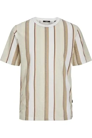 JACK & JONES Male T-Shirt All Over Print Rundhals T-Shirt