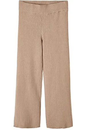 NAME IT Mädchen Nkfnikosta Knit Wide Pant Weite Hose, , 122 EU