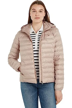 Tommy Hilfiger Damen Jacke Padded Global Stripe Jacket Übergangsjacke, , XXS