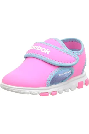 Reebok Baby - Mädchen Wave Glider Iii Kids Sportsandale, Atomic Pink/Digital Blue/FTWR White, 24.5 EU