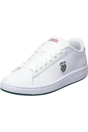 K-Swiss Damen Court Shield Sneaker, White/alachite/WitheredRose, 36 EU