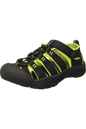 Keen Jungen Unisex Kinder Newport H2-Baby Sandalen, Black/Lime Green, 19 EU- Bild wird aktualisiert