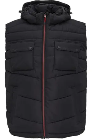 QS by s.Oliver Herren 2156315 Steppweste mit Abnehmbarer Kapuze, , XXXXX-Large