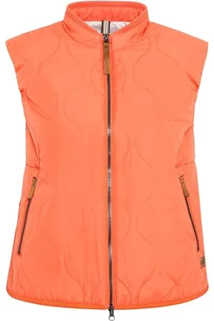 Camel Active Damen Kurze Steppweste aus recyceltem Polyester womenswear-42