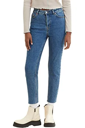 TOM TAILOR Damen 1035421 Lotte Slim Fit Jeans, 10113-Clean Mid Stone Blue Denim, 32