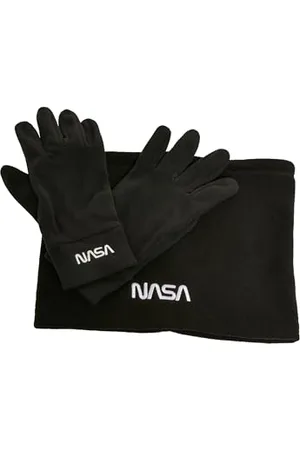 Mister Tee Unisex NASA Fleece Set one size black