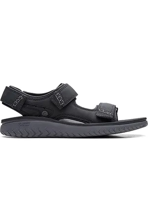 Clarks Herren Wesley Bay Sandale Black