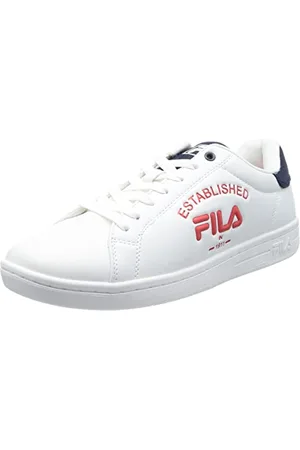 Fila Herren Crosscourt 2 NT Logo Sneaker, Navy Red, 45 EU