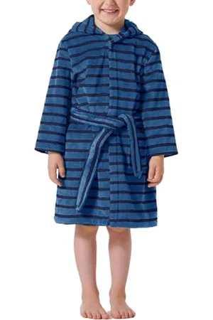 Schiesser Jungen - Velour Bademantel, , 98 EU