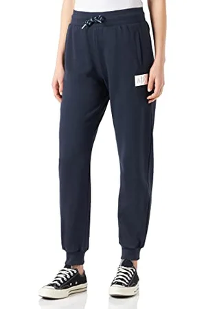 Armani Exchange Damen Verstelbare trekkoorden, logo aan de voorkant, zakken voorkant Trainingshose, , XS EU