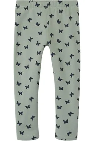 NAME IT Mädchen NMFDAVINA Sweat Fleece BRU NOOS Leggings, , 122 cm