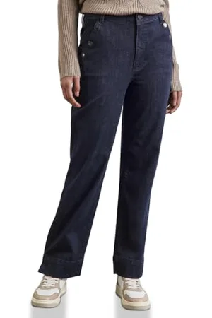 Street one Damen A378417 Straight Leg Jeans,Blau,33