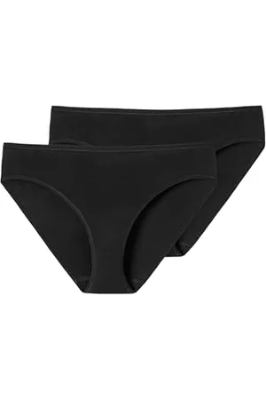 Schiesser Damen 2 Pack Tai Slip Bio Baumwolle - 95/5 Organic Unterwäsche, , 38 EU