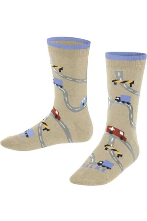Falke Unisex kinder Socken City Life K So Baumwolle gemustert 1 Paar, , 35-38