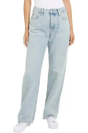 Tommy Hilfiger Damen Jeans Straight Fit, Blau (Eli), 33W/34L