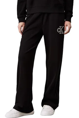 Calvin Klein Jeans Damen Jogginghose Sweatpants Lang, , L