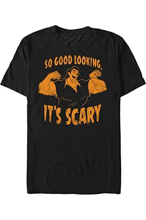 Disney Unisex Beauty & The Beast Scary Good Looks Organic Short Sleeve T-shirt, , XL