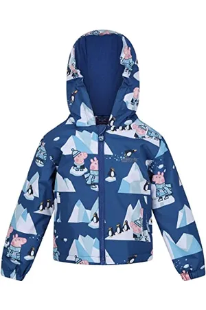 Regatta Jungen Boys Peppa Muddy Puddle Waterproof Insulated Coat Regenjacke, , 4-5 Jahre