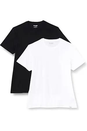 Wrangler Herren 2 Pack Tee Shirt, , 4XL Große Größen