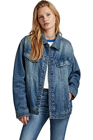 G-Star RAW Damen Oversized Western Jacke Evergreen