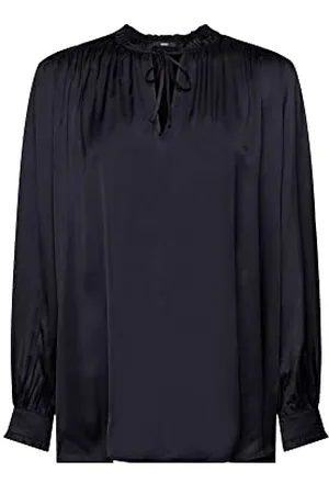 ESPRIT Collection Damen 023eo1f304 Bluse, Navy, XL