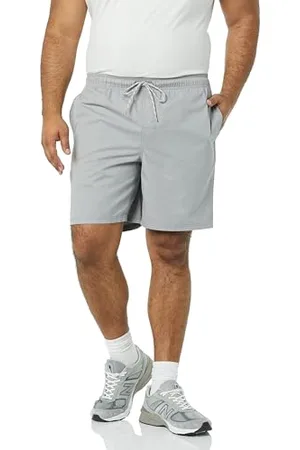 Amazon Herren Walkshorts Schrittlänge 20 cm lockere Passform mit Kordelzug (in Übergröße erhältlich), , XS