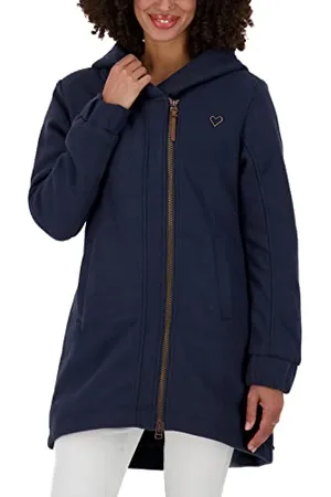 alife kickin ALIFE and Kickin CarlinaAK J Coat – Damen Winterjacke Parka – Mantel mit Kapuze – Perfekt für Kalte Tage, Herbst & Winter – Robuste Jacke M