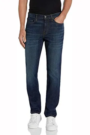 Amazon Herren Schmal geschnittene, gerade Jeans aus Komfort-Stretch (Früher Goodthreads), , 38W / 30L