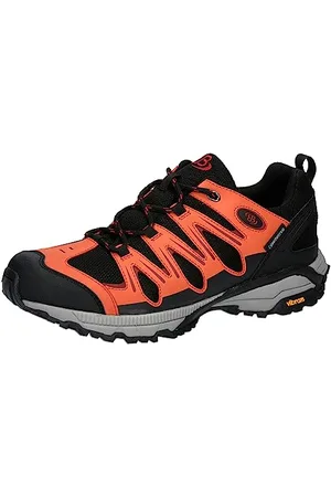 BRUTTING Unisex Expedition Traillaufschuh, Schwarz/Orange/Rot, 38 EU