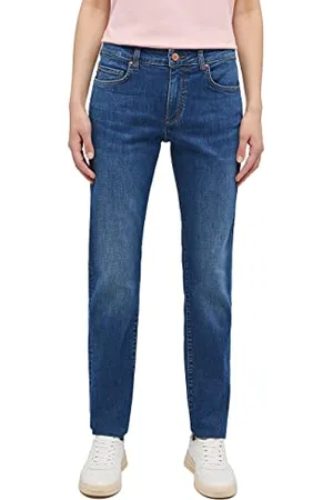 Mustang Damen Jeans Hose Style Crosby Relaxed Slim