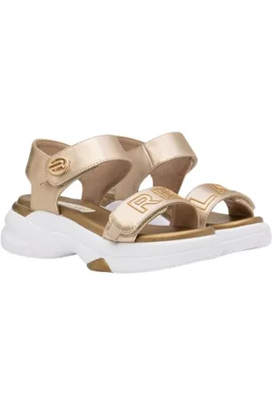 Replay Mädchen Sandalen mit Riemen, Silber (Silver 050), 30