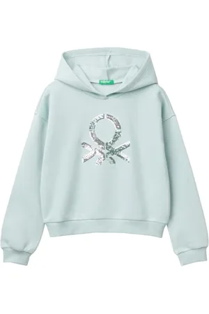 Benetton Mädchen und Mädchen C/CAPP. M/L 39m2C203W Kapuzenpullover, , 120 cm