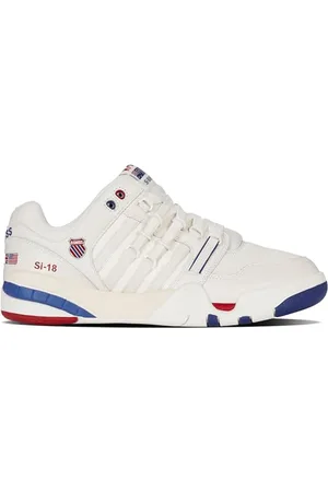 K-Swiss Herren SI-18 INTERNATIONALC Sneaker, BRLTWH/CLSCBL/RED, 45 EU